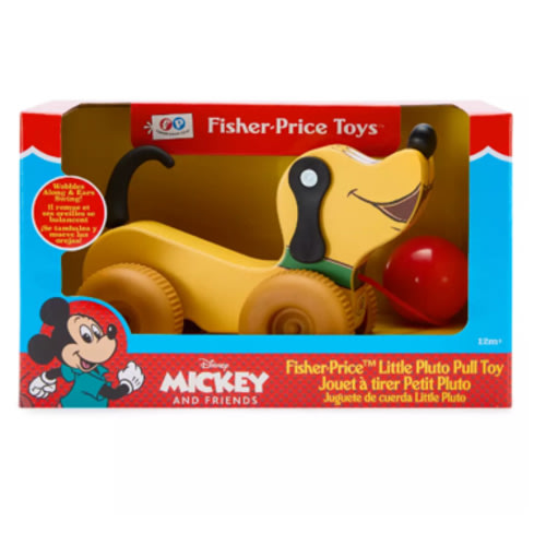 Mickey Mouse and Friends Little Pluto Pull Toy by Fisher Price™ | Disney Store