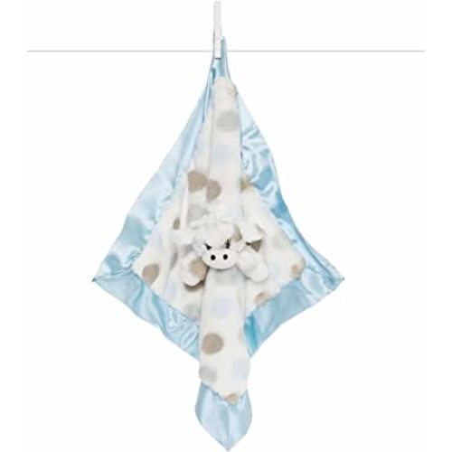 Little Giraffe Little G Giraffe Blanky - Animal Security Baby Blanket 14" x 14", Blue