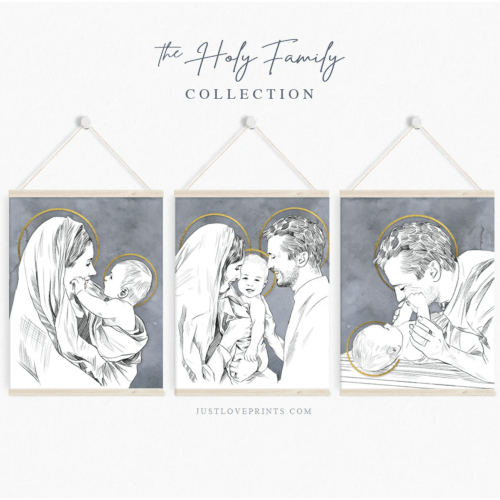 The Holy Family Print – Just Love Prints
