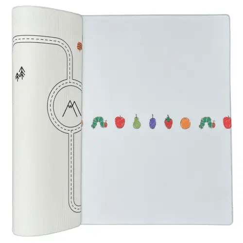 World of Eric Carle X Little Bot Baby Play Mat (Ofie mat, Caterpillar Life + Country Road Nordic)