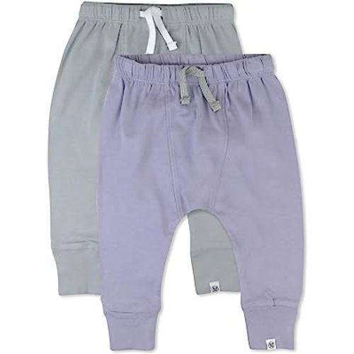HonestBaby Honest Pants Joggers Pull on 100% Organic Cotton for Infant Baby and Toddler, Boys, Girls, Unisex