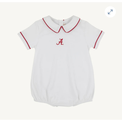 Alabama Short Sleeve Biltmore Bubble - Worth Avenue White