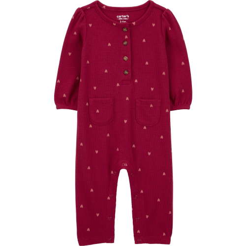 Carter's Child of Mine Baby Girl Jumpsuit, One-Piece, Sizes 0/3-24 Months