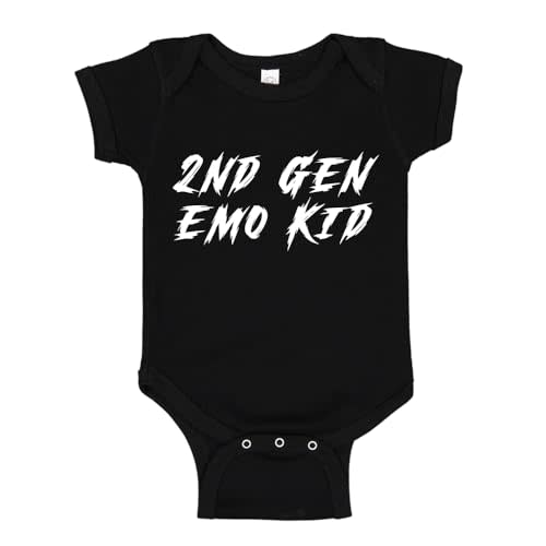2nd Generation Emo Kid Baby One Piece Bodysuit Or Toddler Shirt Emo Daddy and Mommy Gift
