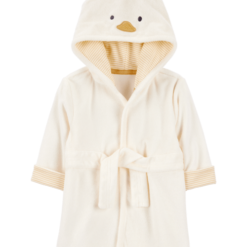 Ivory Baby Chick Hooded Terry Robe | Carter’s Oshkosh Canada