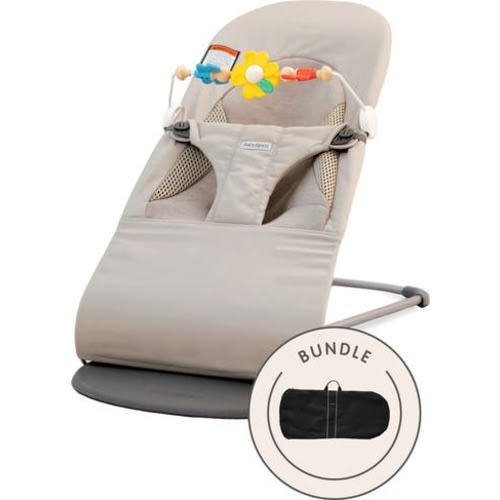 Bouncer Balance Soft with Free Flying Friends Toy & Travel Bag