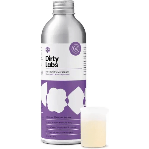 Dirty Labs | Murasaki Scent | Bio Enzyme Liquid Laundry Detergent | 32 Loads (8.6 fl oz) | Hyper-Concentrated | High Efficiency & Standard Washing | Nontoxic, Biodegradable | Stain & Odor Removal