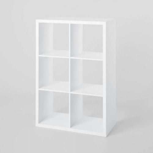 6 Cube Organizer - Brightroom™, Color: White
