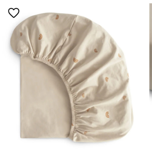 MUSHIE Stretchy Crib Sheet
