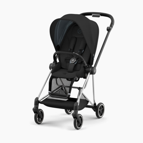 Cybex MIOS 3 Stroller - Chrome/Black Frame/Deep Black Seat Pack