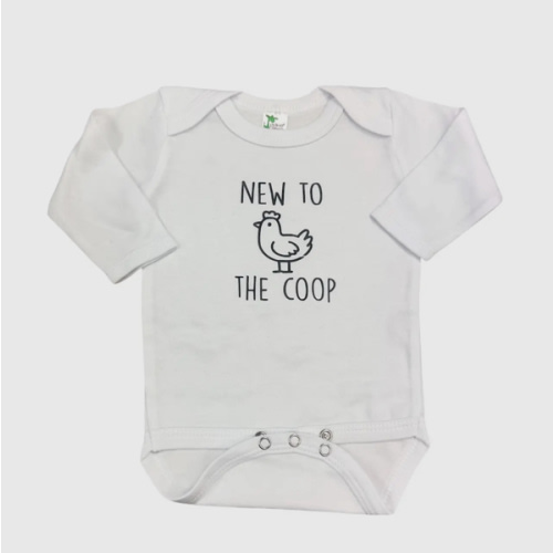 New to the Coop • baby bodysuit – Jena Bug Baby
