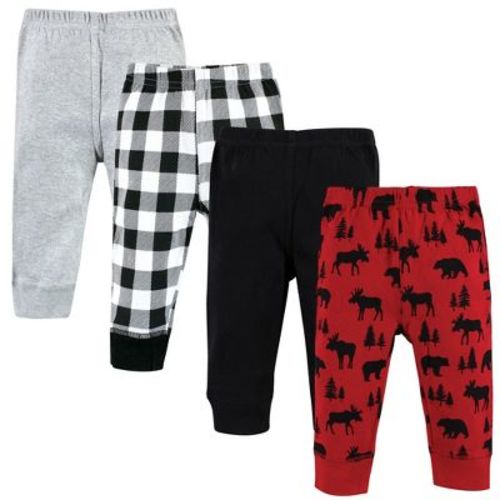 Hudson Baby Cotton Pants, Red Moose Bear, 18-24 Months