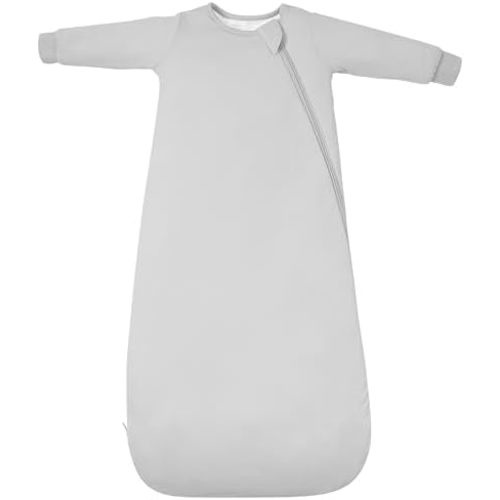 Baby Sleep Sack Long Sleeve Wearable Blanket 1.0 TOG, Premium Soft Infants Sleeping Bags with 2-way Zippers
