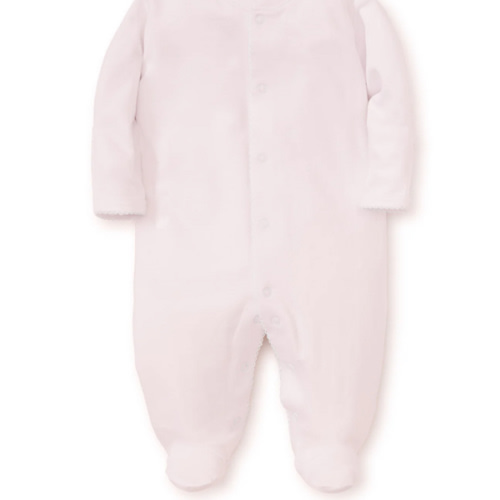 Pink/White Kissy Basics Footie