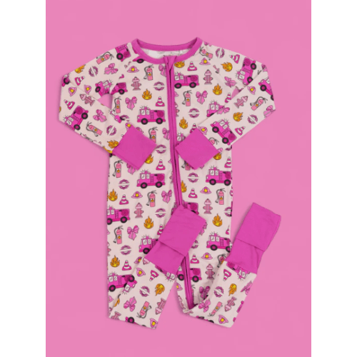BLAZING BOWS AND HYDRANTS DREAM ROMPER