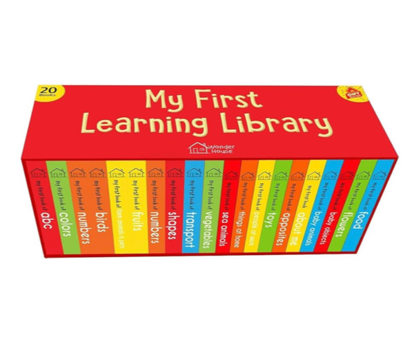 My First Complete Learning Library: Boxset of 20 Board Books Gift Set for Kids