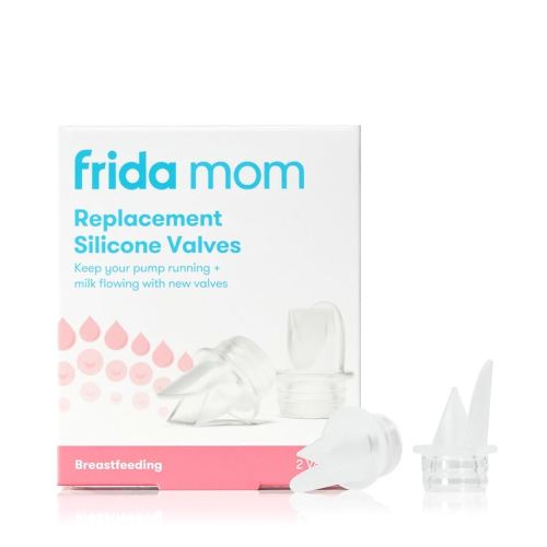 Frida Mom Breast Pump Valve Replacement, Duckbill Valves, Compatible with Frida Mom 2-in-1 Manual + Silicone Suction Breast Pump, BPA Free