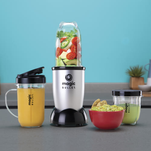 Magic Bullet® 11 Piece Personal Blender MBR-1101 – Silver / Black