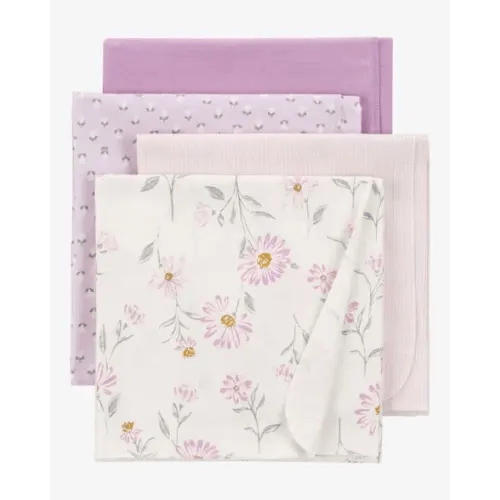 Baby 4-Pack Receiving Blankets - Carter's | Carter's