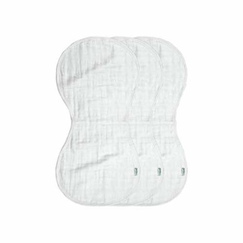 Organic Burp Cloths, White
