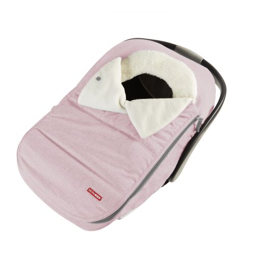 Pink Heather Stroll & Go Car Seat Cover - Pink Heather | skiphop.com