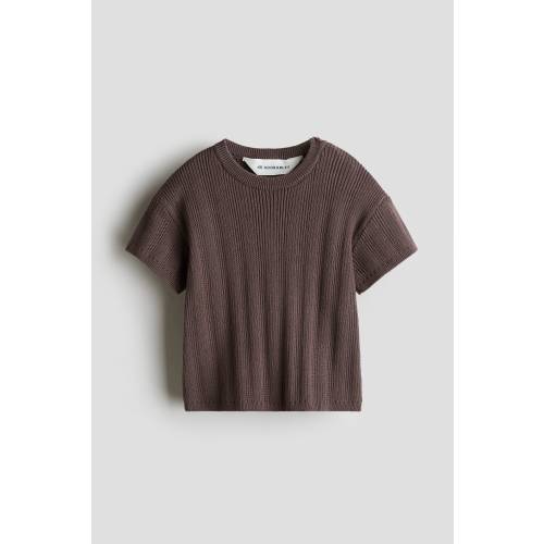 RIB-KNIT T-SHIRT