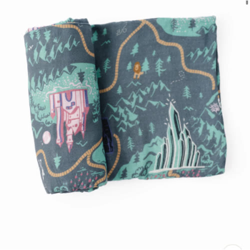 Emerald City Swaddle Blanket