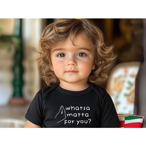 Whatsa Matta For You Baby Onesie®, Funny Italian Baby Bodysuit, Italian Baby Onesie®, Funny Italian Baby Shower Gift, Italian Baby Boy Gift