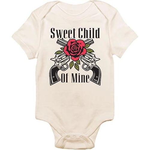 TeeNow - Sweet Child Of Mine - Short Sleeve Baby Infant Bodysuit - Boy/Girl