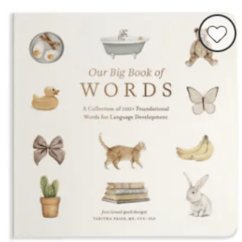 Our Big Book of First Words: A Collection of 100+ Foundational Words for Language Development Boardbook