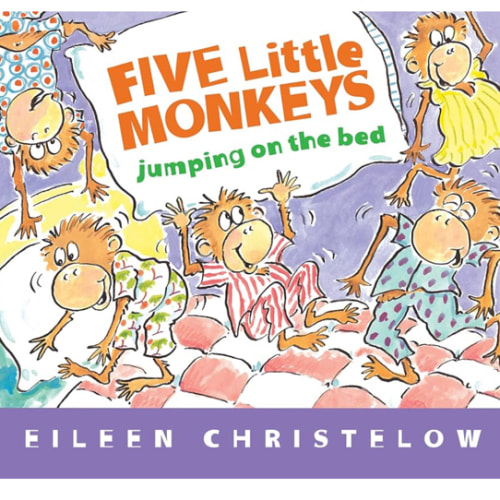 Five Little Monkeys Jumping on the Bed Padded Board Book (A Five Little Monkeys Story)