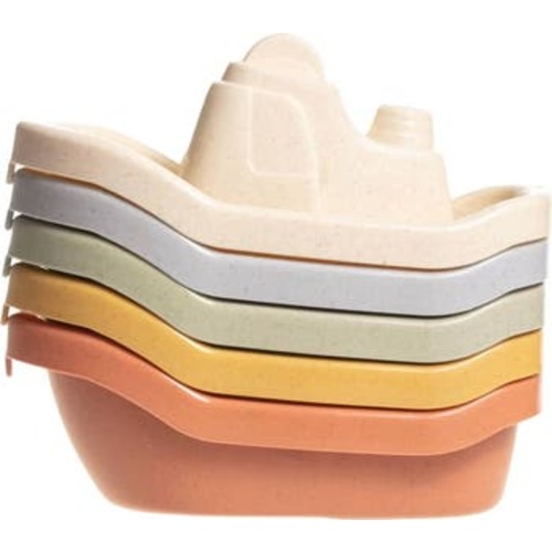 Floating Boats Mold Free Educational Bath Toy 5-Piece Set