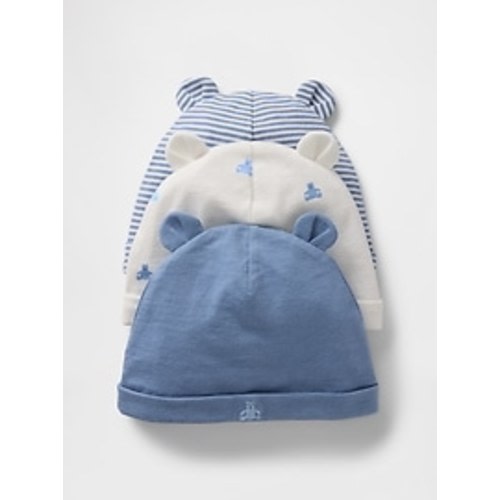 Baby First Favorites Organic Cotton Beanie (3-Pack) | Gap