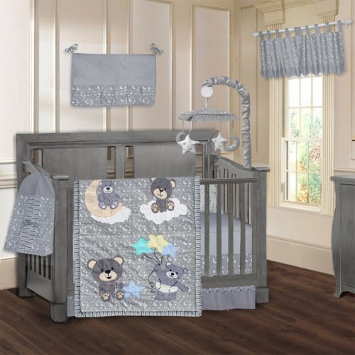 Zoomie Kids Mangus Zoomie Kids Teddy Bear 9 Piece Crib Bedding Set & Reviews | Wayfair
