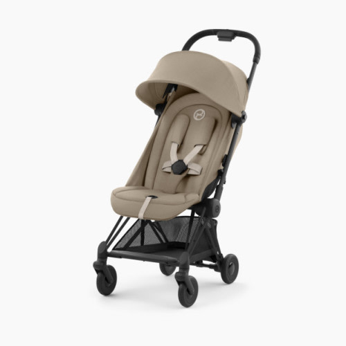 Cybex Coya Compact Lightweight Stroller - Matte Black/Cozy Beige