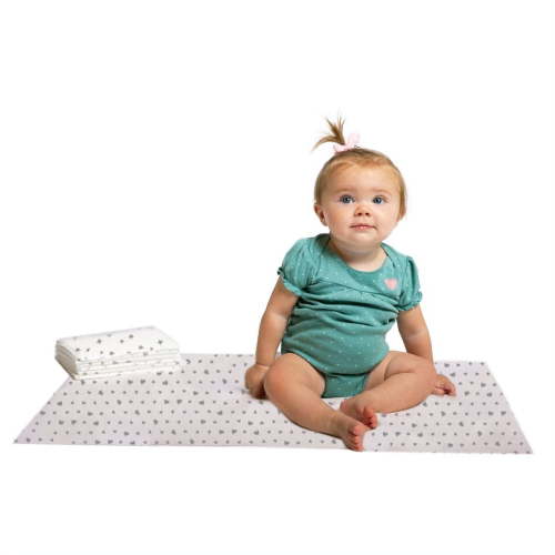J.L. Childress Healthy Habits Disposable Changing Pads, for Baby and Toddler, One Size, Pack of 24
