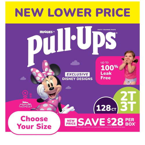 Huggies Pull-Ups Training Pants for Girls, Sizes 2T-6T