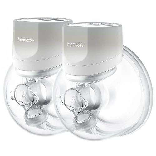 Momcozy Breast Pump Smart Display, 24mm, 2 Pack, Light Grey