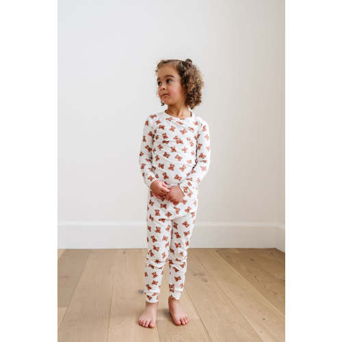 PJ Set in Teddy, size 0-3 Months