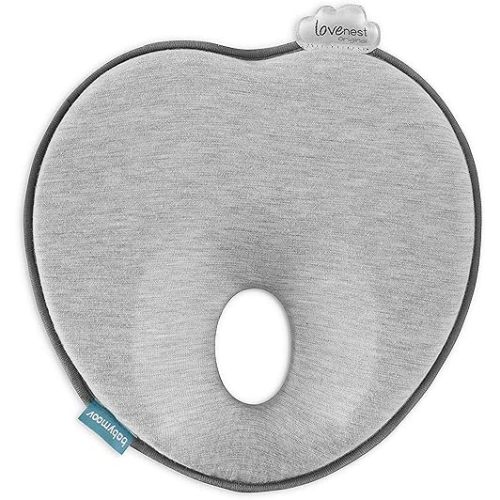 Babymoov Lovenest Organic Baby Infant Cushion, Pediatrician Designed Versatile, Comfortable, Machine-Washable Head and Neck Support (Made in Europe), Baby Registry Must Have