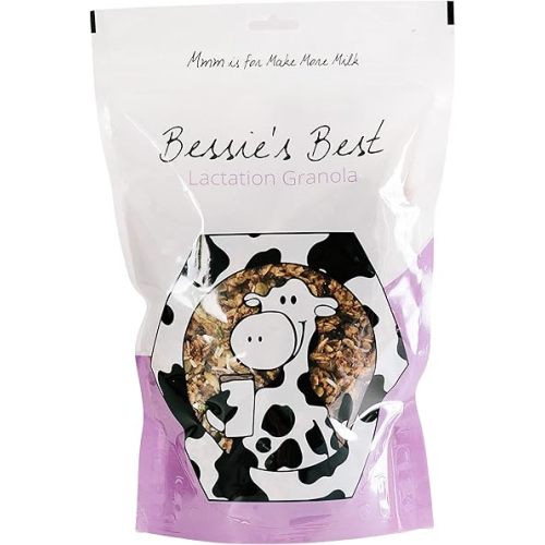 Bessie’s Best Lactation Granola | Lactation Support | Milk Boosting Cookie Alternative | Nursing Snacks | Breastmilk Boosting | Increase Milk Supply | Breastfeeding Snacks | 1 lb Bag