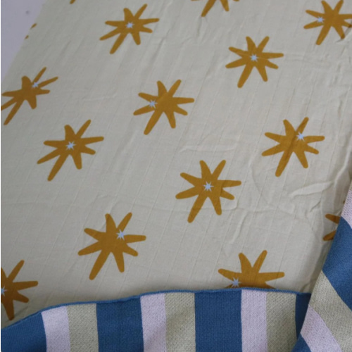 Stardust Cot Sheet - 70% bamboo + 30% cotton – The Bundle Co