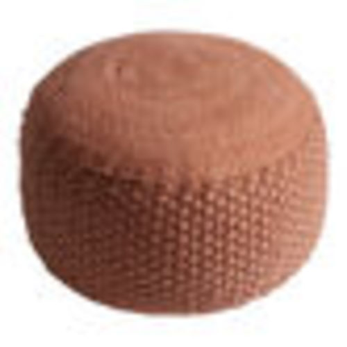 Round Braided Indoor Outdoor Pouf - World Market