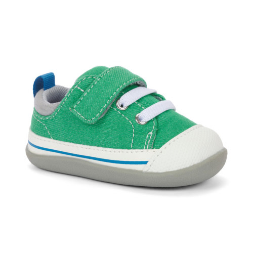 Stevie (First Walker) Green/Denim | See Kai Run