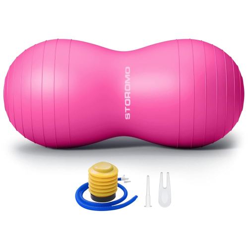 Anti-Burst Peanut Ball,Kids Active Wiggle Seat,for Labor, Therapy, Kids with ADHD – Eco-Friendly Birth Ball for Pregnancy, Physical Therapy & Exercise– with Pump