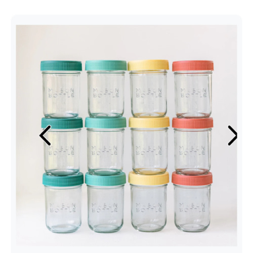 Breastmilk Storage Jar Set – Mason Bottle