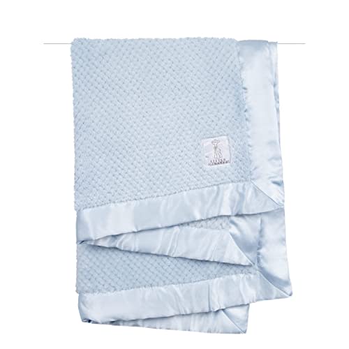 Little Giraffe Honeycomb Baby Blanket 29" x 35", Blue