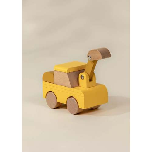 Wooden Construction Vehicle - Excavator