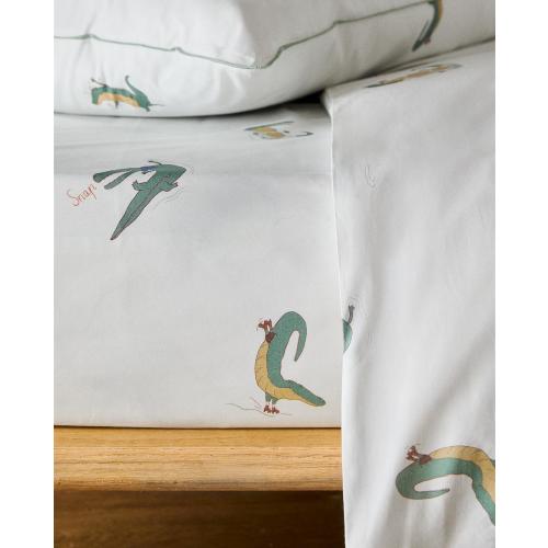 CHILDREN’S CROCODILE FITTED SHEET | Zara Home United States of America