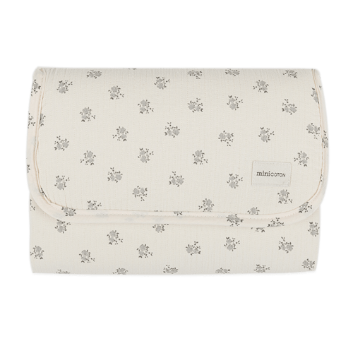 Minicoton Folded Blossom Blue Changing Mat